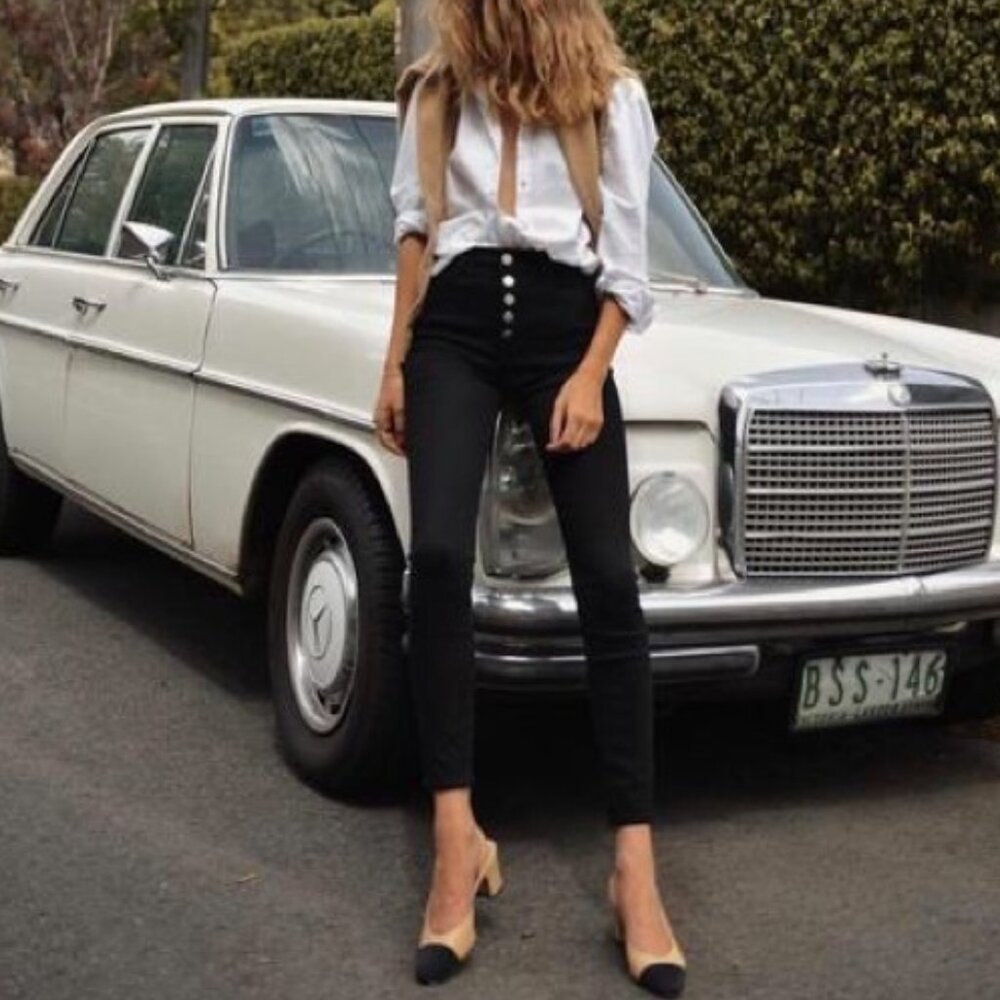 J BRAND HIGH RISE LILLIE SKINNY JEANS